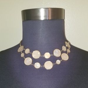 Amber Dot Gold Chocker